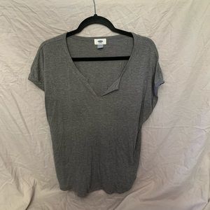 Grey v neck